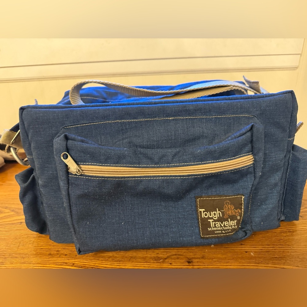 Tough Traveler Blue Camera Travel Bag